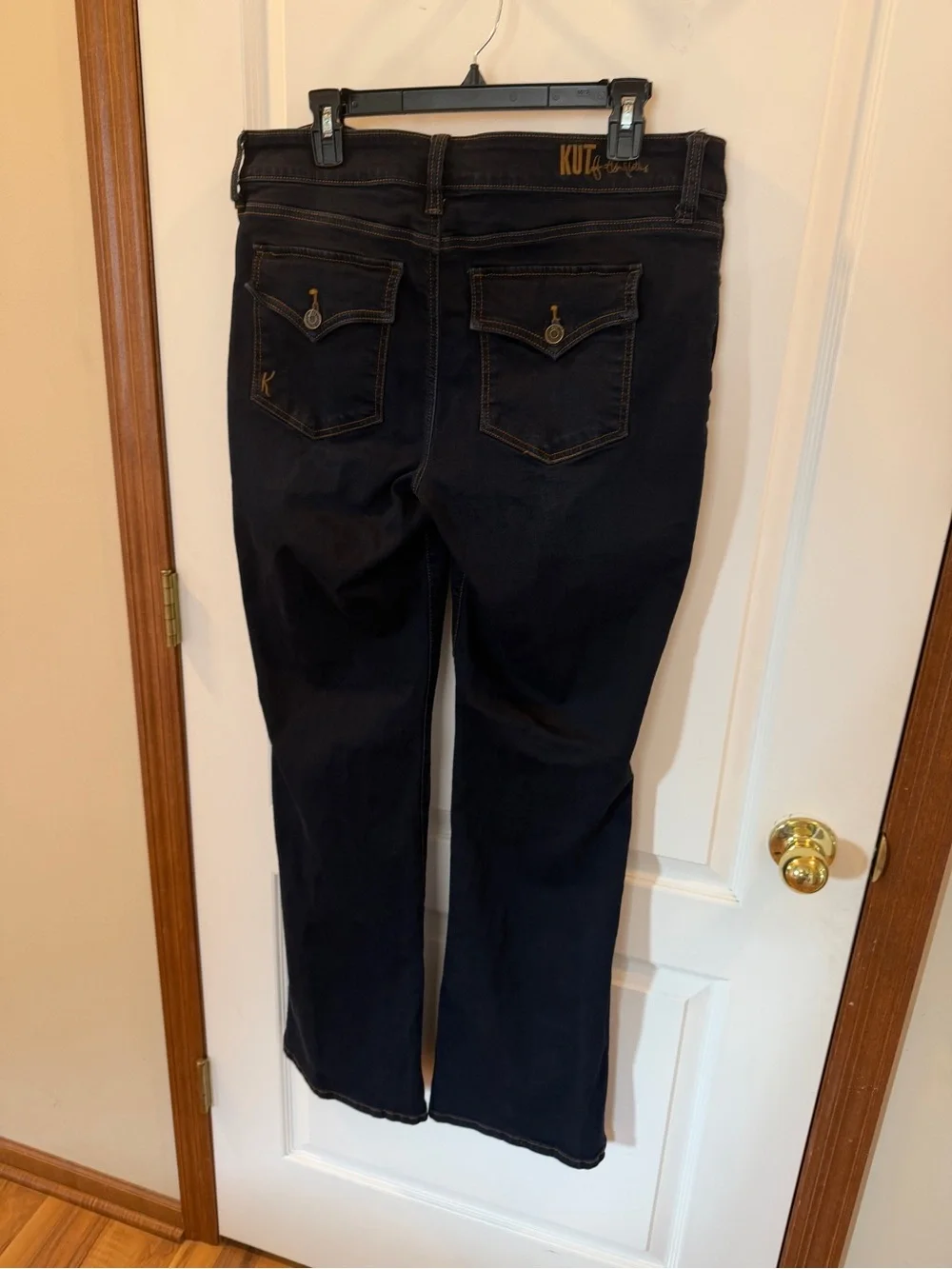 Kut from the Kloth Womens Size 14 Nicole Bootcut Dark Wash Jeans Inseam 33